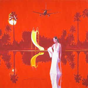 Marco Kooiman - Acryl op doek, Profondo Rosso (Groot) verkocht voor € 10!