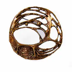 Karl Laine - Spinnenweb broche verkauft für € 69!