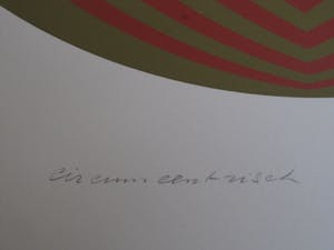 Rob Schotman - Jaren 60 PoP Art Litho - Circum-Centrisch - Inclusief origineel ontwerp! kopen? Bied vanaf 30!