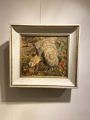 Elizabeth Bol-Smit - Bosgrond met sculptuur verkocht voor € 1!