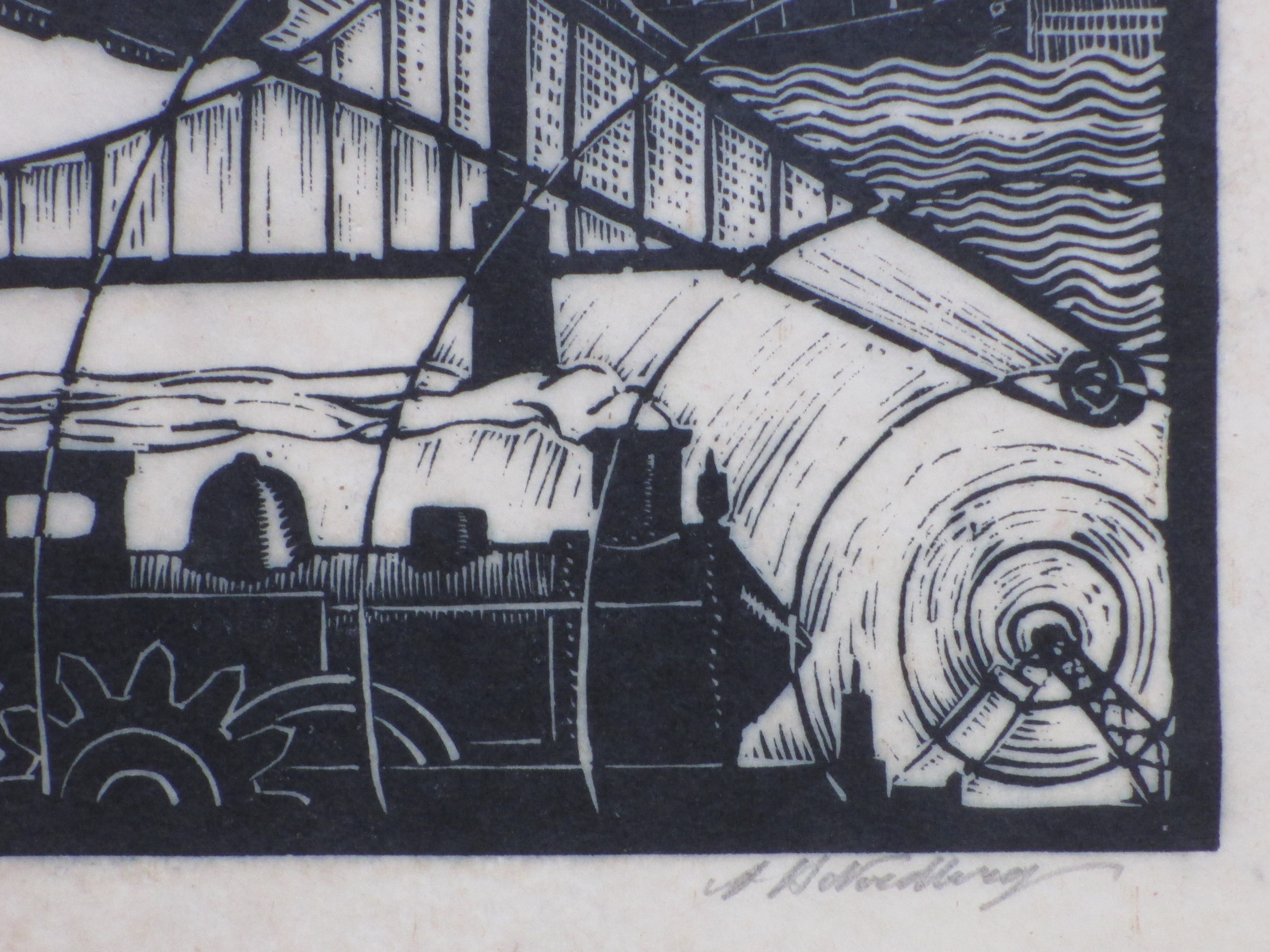 Antonius Hubertus Nordberg - Techniek - Houtsnede kopen? Bied vanaf 35!