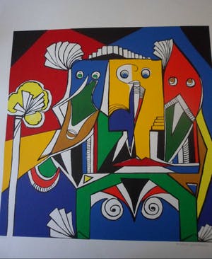 Maartje Wijngaarden - Zeefdruk, Zonder titel kopen? Bied vanaf 20!