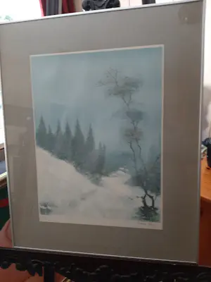 Bernard Charoy - Litho, landschap kopen? Bied vanaf 35!