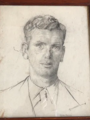 Albert Mulder - Albert BJ Mulder (1889-1987) - portret van een jonge man in kostuum kopen? Bied vanaf 35!