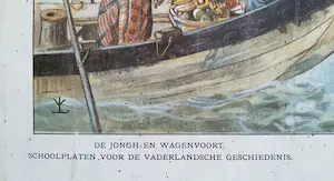 Johan Herman Isings - Op de reede van Bantam, schoolplaat kopen? Bied vanaf 1!