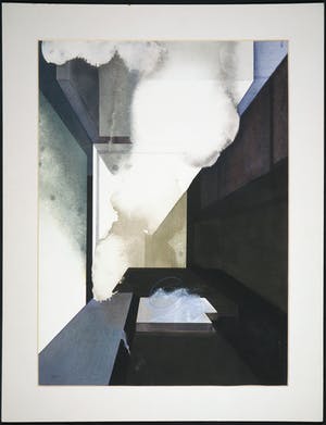 Ton Orth - Gouache en inkttekening, Abstract geometrische compositie kopen? Bied vanaf 100!