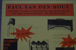 Paul van den Hout - Studies voor Nomadische architectuur kopen? Bied vanaf 20!
