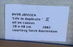 Anya Janssen - Olieverf op doek: 'Life in duplicate III' - 2002 kopen? Bied vanaf 299!