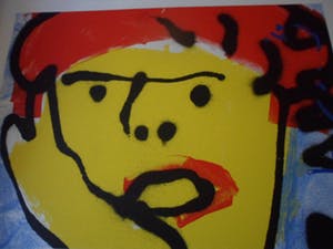 Herman Brood - Zeldzame hand gesigneerde zeefdruk : 'Ramp' kopen? Bied vanaf 125!