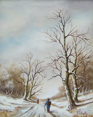 Cor Emondt - Landweg in de winter. kaufen? Bieten Sie von 35!