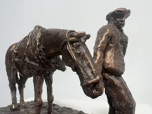 Maria Klinkenberg - Sculptuur | 'Scheepsjager Wildervank' | 1989 kopen? Bied vanaf 1!