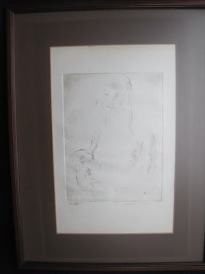 Niet of onleesbaar gesigneerd - Moeder voedt haar kind. kopen? Bied vanaf 1!