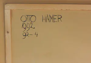 Otto Hamer - Collage op paneel, 92-4/ Abstract-geometrische compositie (Zeer groot!) kopen? Bied vanaf 300!