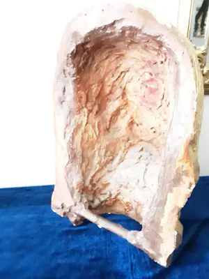 Niet of onleesbaar gesigneerd - Prachtig Verguld Christushoofd kopen? Bied vanaf 1!