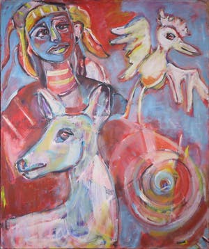 Christine Spierings - Olieverf op doek, Wake Up (Groot) kopen? Bied vanaf 100!