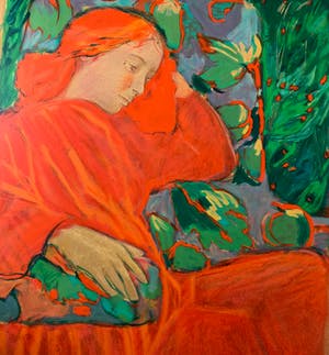 Claudia Steine - Lady in Red II kopen? Bied vanaf 30!