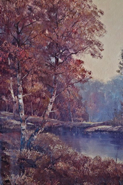 Gerry van der Linden - Buurse Beek - Olieverf op doek - groot - gesigneerd kopen? Bied vanaf 1!