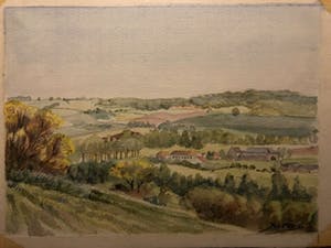 Niet of onleesbaar gesigneerd - Landelijke, panoramische uitzicht kopen? Bied vanaf 1!