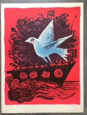 Corneille - Colombe et Bateau Rouge - e.a. exemplaar verkocht voor € 175!