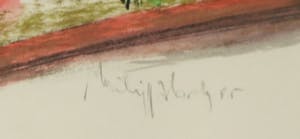 Philippe Hardy - Gemengde techniek op papier, Zonder titel - Ingelijst kopen? Bied vanaf 35!