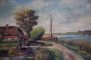 Jan van Vlaardingen - polderlandschap met vaart kopen? Bied vanaf 30!