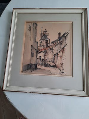 Jan Korthals - schilderij harderwijk kopen? Bied vanaf 80!