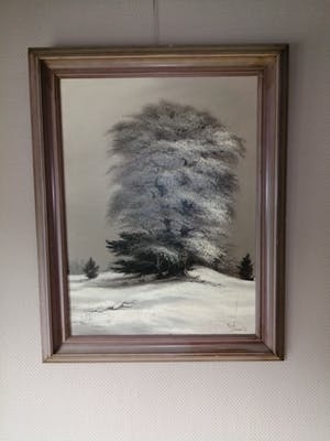 Reint Withaar - winterlandschap kopen? Bied vanaf 250!