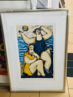 Willem Janssen - Dagje aan zee met lijst! kopen? Bied vanaf 50!