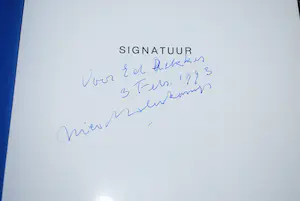 Nico Molenkamp - Gesigneerd hardcover boek ''Signatuur'' kopen? Bied vanaf 28!