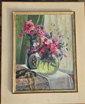 Edmond François Heirman - Bloemen in vaas kaufen? Bieten Sie von 70!