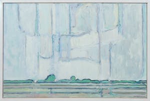 Paul Overhaus - Olieverf op doek, Grijs weer - Ingelijst kopen? Bied vanaf 80!