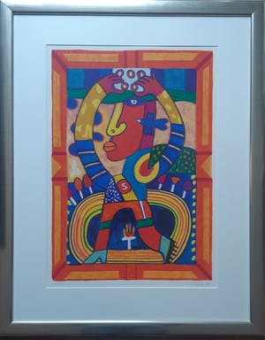 Clemens Briels - Fraaie, karakteristieke zeefdruk. kopen? Bied vanaf 120!