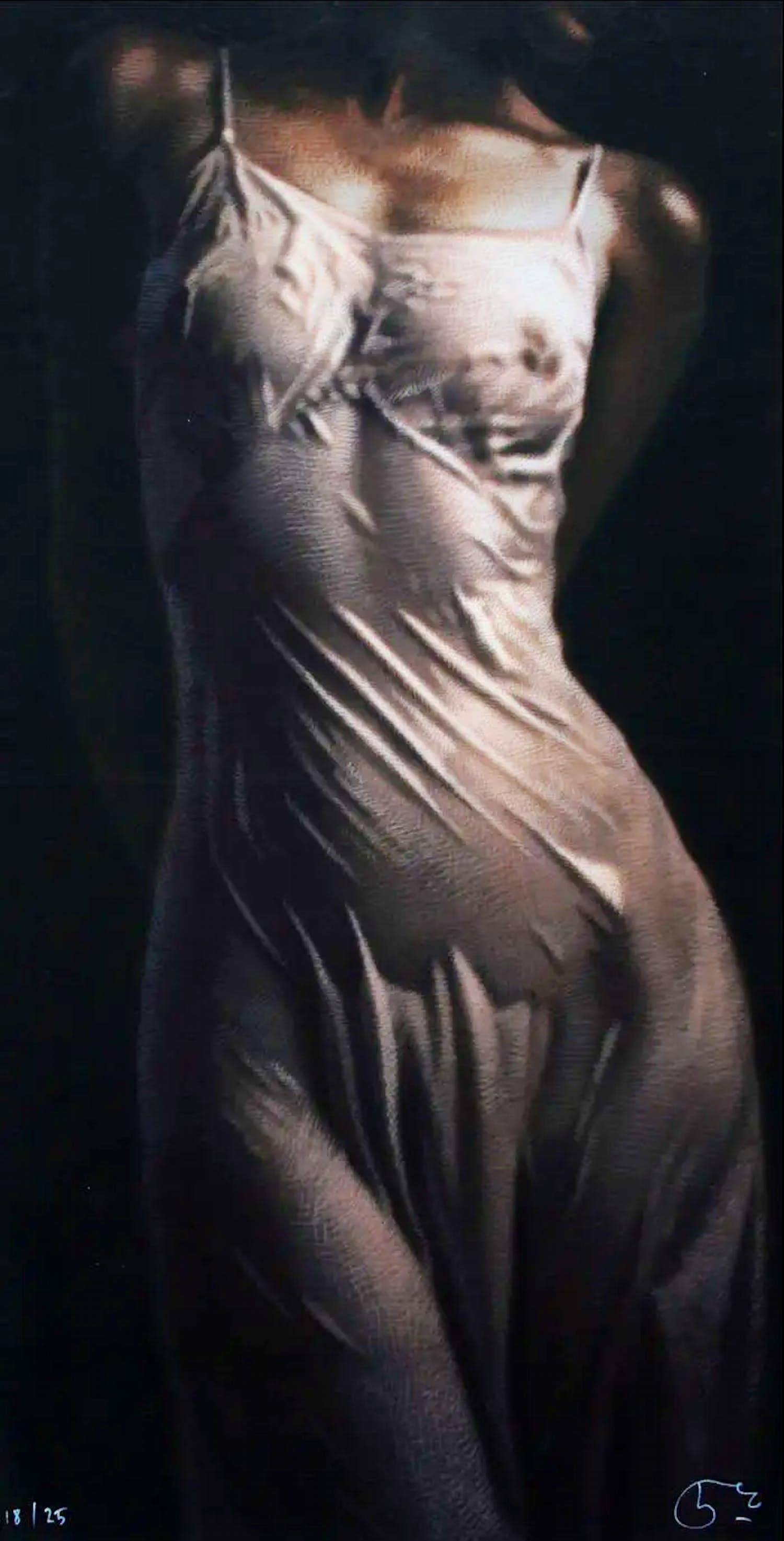 Willi Kissmer - Giclee op linnen: Zijde - 2015(Groot werk, laatste exemplaar!) verkocht voor € 225!