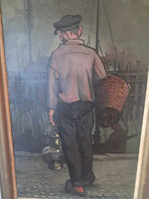 Buy Achille van Sassenbrouck - Visser met boot? Bid from 500!