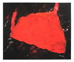 Armando - Kleurengiclee op Canvas DER TISCH Handgesigneerd. kopen? Bied vanaf 229!