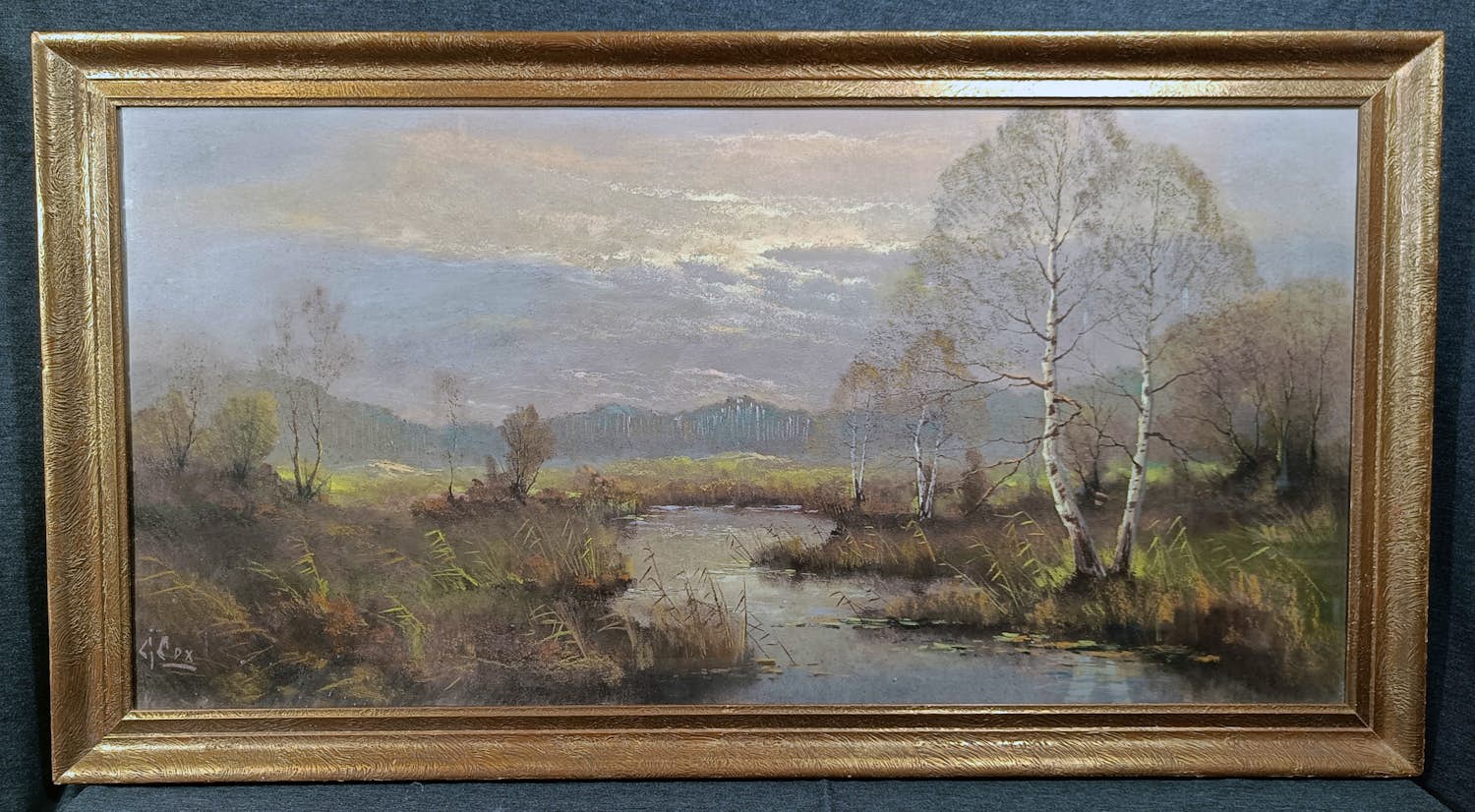 Gerard Cox (sr.) - Heidelandschap met ven kopen? Bied vanaf 70!