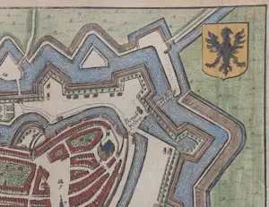 Ludovico Guicciardini - Deventer Oude Kaart Gravure Plattegrond 1652 kopen? Bied vanaf 50!