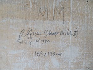 Phillip Martin - Affiche "change worlds I'' kopen? Bied vanaf 1350!