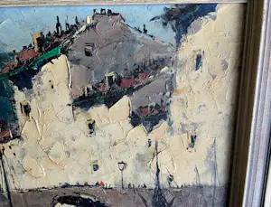 Clement van Vlaardingen - Kleine haven met bootjes middellandse zee kopen? Bied vanaf 300!