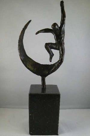 Jaap Hartman - Robuuste bronzen sculptuur kopen? Bied vanaf 75!