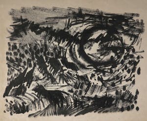 Dick Elffers - Gouache, Landschap kopen? Bied vanaf 1!