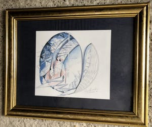 Corry Ammerlaan - Prachtig grafiek - hand gesigneerd in prachtige lijst. kopen? Bied vanaf 15!