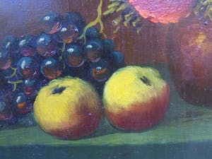 Niet of onleesbaar gesigneerd - Stilleven met klaprozen en fruit. kopen? Bied vanaf 10!