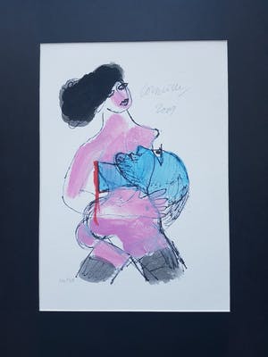 Corneille - Corneille 1922-2010 litho naakt in lijst handgesigneerd,genummerd en gedateerd kopen? Bied vanaf 150!