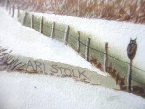 Ari Stolk - 2 hazen in de sneeuw kopen? Bied vanaf 65!