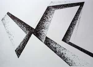 Toon Kelder - litho: Abstract - 1965 verkocht voor € 45!