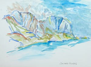 Joe Wols - Lot van drie tekeningen, Landschappen kopen? Bied vanaf 1!