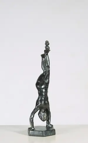 Nicolas Dings - Bronzen beeld, Balans kopen? Bied vanaf 160!