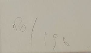 JCJ Vanderheyden - Compositie met blauw kruis (1968) - Ingelijst kopen? Bied vanaf 265!