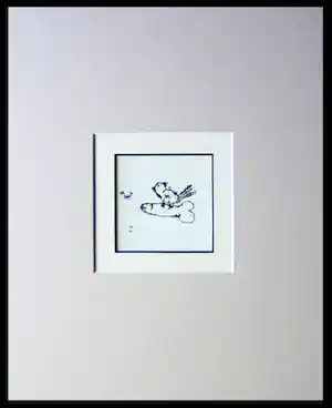 Tracey Emin - Singing Bird - Tattoo 2007 - verso drukgesigneerd - ready to frame verkocht voor € 85!